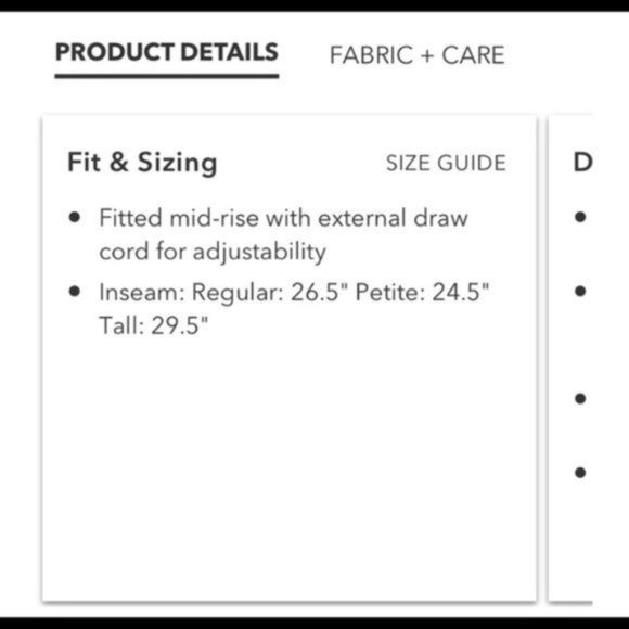 ATHLETA RAINIER 2-IN-1 TIGHTS size small regular - Picture 5 of 7